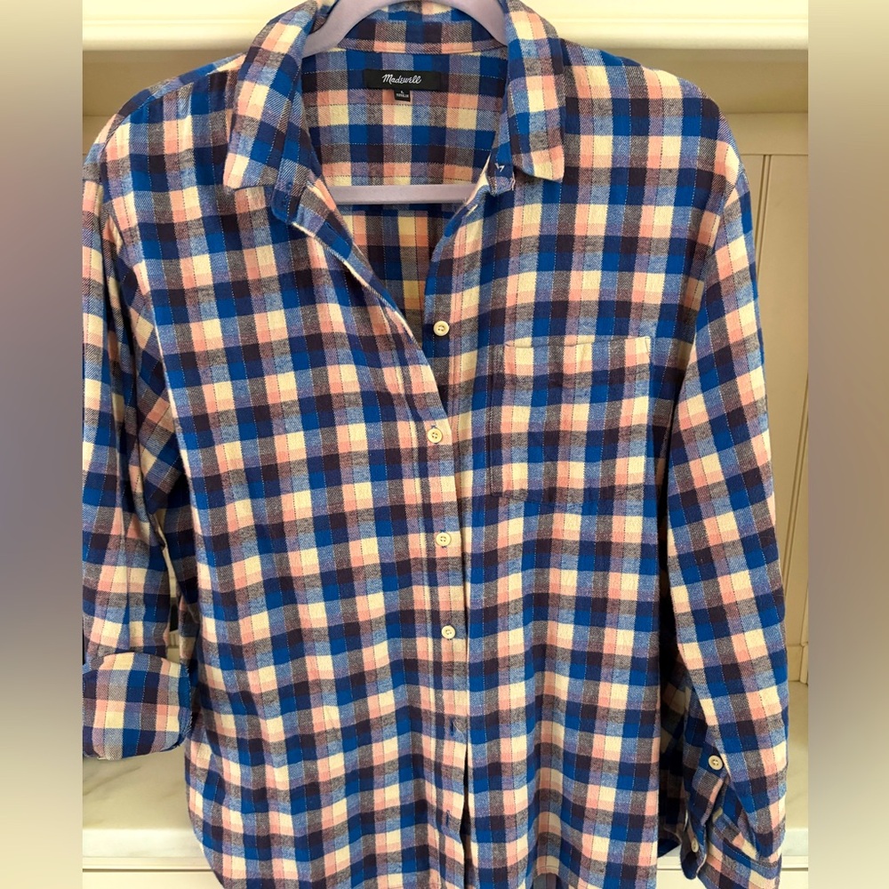 Madewell flannel shirt
